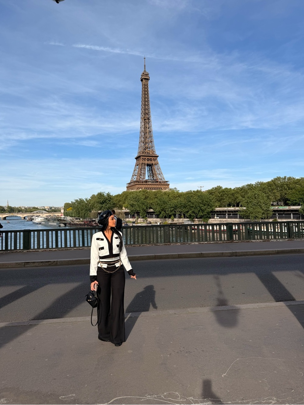 Fashion Nova White and Black Blazer Jacket